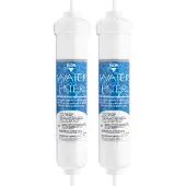 Dripio 2er-Pack DD-7098 Wasserfilter für Kühlschränke