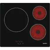 OEM Keramische Kookplaat, 3 Kookzones, Touch, 5,4 kW, Zwart