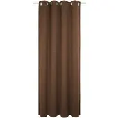 Wirth Vorhang "Trondheim B", braun (schoko), B:132cm H:275cm, Chenille, Polyacryl, Gardinen, Vorhang