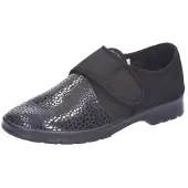 Florett Damen Hausschuhe, schwarz, Gr.43