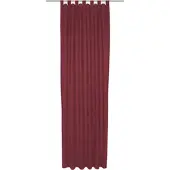 Wirth Vorhang "Trondheim B", rot, B:132cm H:265cm, Polyacryl, Gardinen, Vorhang, nach Maß