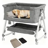 Merkloos Seiten-Schlafbett für kleine und mittelgroße Hunde