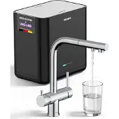 Dripio Wasserfilter-Set mit UVC-Desinfektion & Filterarmatur, Chrom