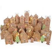 Generisch Selbst gestaltbarer Adventskalender zum Befüllen – 24 Adventskalender-Häuschen