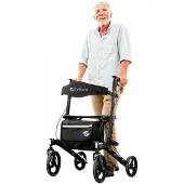 Merkloos Faltbares Premium-Gehhilfe mit Sitzfunktion