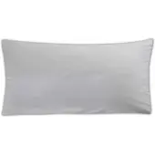 Irisette Kissenbezug "Porto 20", grau, B:40cm L:80cm, Baumwolle, Obermaterial: 95% Baumwolle, 5% Elasthan, Kissenbezüge, Kissenbezug, besonders elastisch, weich, pflegeleicht und bügelfrei