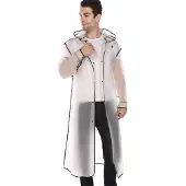 Merkloos Omgoods – Transparente Regenjacke für Erwachsene – Leicht und atmungsaktiv