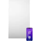 Klarstein Infrarotheizung mit Thermostat, 480W Elektroheizung, Smart Home Infrarotheizung zur Wandmontage, IR mit App-Steuerung & Erkennung Offener Fenster, Effizienter Feuchtraum Heizkörper CO2-Frei