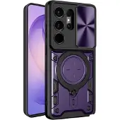 Techsuit – CamGuard Pro Hülle mit Kameraschutz für Samsung Galaxy S26 Ultra – lila