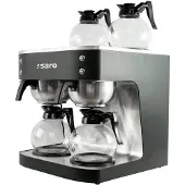 Saro Kaffeemaschine S48T – 2 Brühsysteme, 4 Glaskannen, schnelle Brühzeit, einfache Bedienung