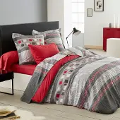 Merkloos Lyocell Bettbezug 200 x 200 cm mit Druck