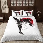 Sonstiges Bettwäsche-Set Taekwondo Motiv 155x220cm Mikrofaser Mehrfarbig 2-teilig