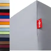 Merkloos Elzusha – 100% Baumwoll-Bettlaken – 180x200 cm – Silbergrau