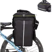 OCreon Fahrradtaschen-Set 3-in-1 - 32 Liter - Wasserdicht - Mit Regenhülle