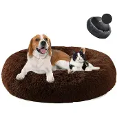 Sonstiges Hundebett Donut Plüsch Waschbar Ø120cm Coffee