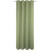 Wirth Vorhang "Trondheim B", grün (hellgrün), B:132cm H:405cm, Chenille, Polyacryl, Gardinen, Vorhang
