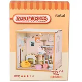 I-Total Sombo Mini House Happy Pet Time, Gemischte Farben, Kunststoff