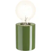 Eglo LED Tischleuchte "MURAMA", grün, 1, H: 10cm, 1 Stk., Leuchten, Nachttischlampe Zylinder, Deko Tischleuchte Wohnzimmer, E27 Fassung, LED Tischleuchte