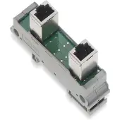 Wago Übergabemodul;RJ-45;mit Leistungskontakten cross-over 289-177
