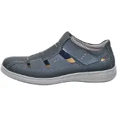 Jomos CREDO Slipper in Übergrößen Blau 463315 12 845 große Herrenschuhe