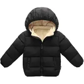 Merkloos Solidchoice – Winterjacke für Kinder mit abnehmbarer Kapuze