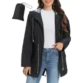 Merkloos Solidchoice – Faltbare, wasserdichte Regenjacke für Damen