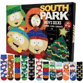 Dripio Adventskalender mit 12 Paar South Park Socken, Gr. 40-45