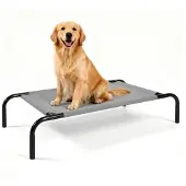 Sonstiges Erhöhtes Hundebett Stahlrahmen Teslin-Mesh Atmungsaktiv 20cm hoch Größe L
