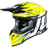 JUST1 J39 POSEIDON Helm schwarz fluoreszierend gelb weiß matt XL