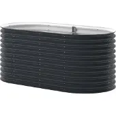 OK-Living Hochbeet Anthrazit 200 x 100 cm, Model 54725