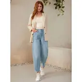 Witt Blusenblazer "Blazer Blazer in offener Form", Damen, Gr. 46, champagner, Web, Stoff, , Modisch, Blazer Blusenblazer