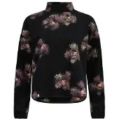 Maloja RomaliaM. Printed deep black joy (1244) XL