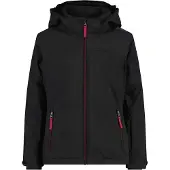 CMP - Girl's Jacket Snaps Hood Twill - Skijacke Gr 104 schwarz