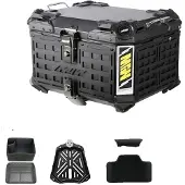 OEM Motorrad-Heckbox, Aluminium wasserdicht, sicheres Schlossmechanismus, Rüstung-65L