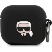 Karl Lagerfeld Klaca3Silkhbk Airpods 3 Abdeckung Czarny/Schwarz Silikon Ikonik