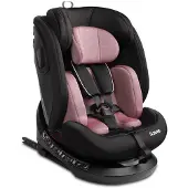Caretero Azure i-Size Autositz Kinder 40-150 cm 360 Autokindersitz ISOFIX, Rosa