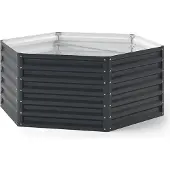 OK-Living Hochbeet Anthrazit 129 x 129 cm, Model 42047