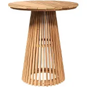 vidaXL Beistelltisch Braun 70 x 70 x 75 cm Massivholz Teak