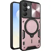 Techsuit – CamGuard Pro robuste Hülle mit Kameraschutz für Samsung Galaxy S25 FE – roségold