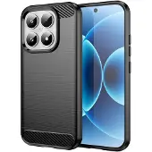 Techsuit – Carbon Silicone Silikonhülle für Xiaomi 17 – schwarz