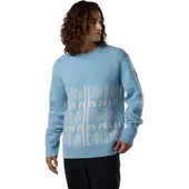 Rossignol Mittens Patterned Crew Neck Sweater windward blue (A95) 2XL