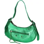 Gave Lux Handtasche Gloria aus echtem Wildleder Handwerk Jade UNICA 12x25x6 cm