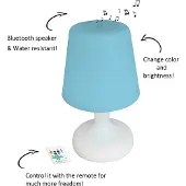 Lexibook Lampe de table Bluetooth multicouleurs Wasserdicht