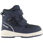 Viking Winterstiefel - Tex- Fun - Navy m. Glitzer - - 32 - Winterstiefel