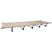 Merkloos Solidchoice – Klappbares Campingbett aus Aluminium mit Tragetasche