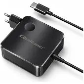 Qoltec GaN-USB-C-Ladegerät 65 W mit PD/PPS und 1,8-m-Kabel