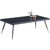 Merkloos Omgoods – Moderner Couchtisch aus Metall mit Glasplatte