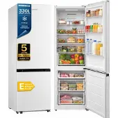 Heinner HCNF-M330INVE++ Kühl-Gefrierkombination 330 L, No Frost, Inverter, Weiß,