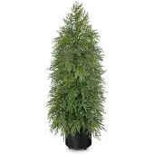 Sonstiges Künstlicher Weihnachtsbaum Zypresse 90 cm Schwarz Topf