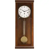 Dripio Wanduhr, mechanisch, 4/4 Westminster, Nussbaum, 57x22,5x13 cm